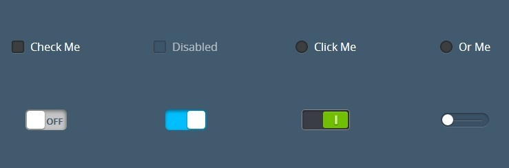 Custom CSS Checkboxes and Radio Buttons